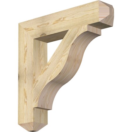 Funston Craftsman Rough Sawn Bracket, Douglas Fir, 6"W x 32"D x 32"H